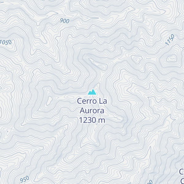 Map of Cerro La Aurora