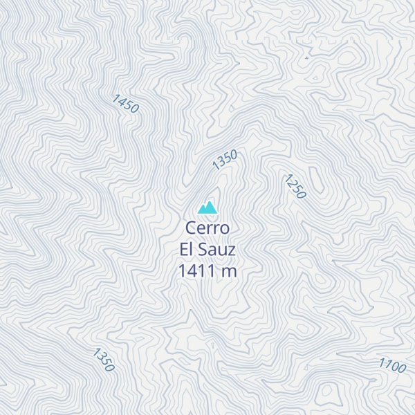 Map of Cerro El Sauz