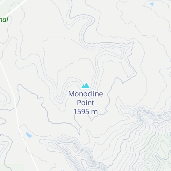 Map of Monocline Point
