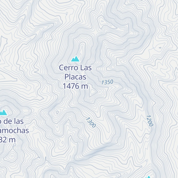 Map of Cerro El Ojahui