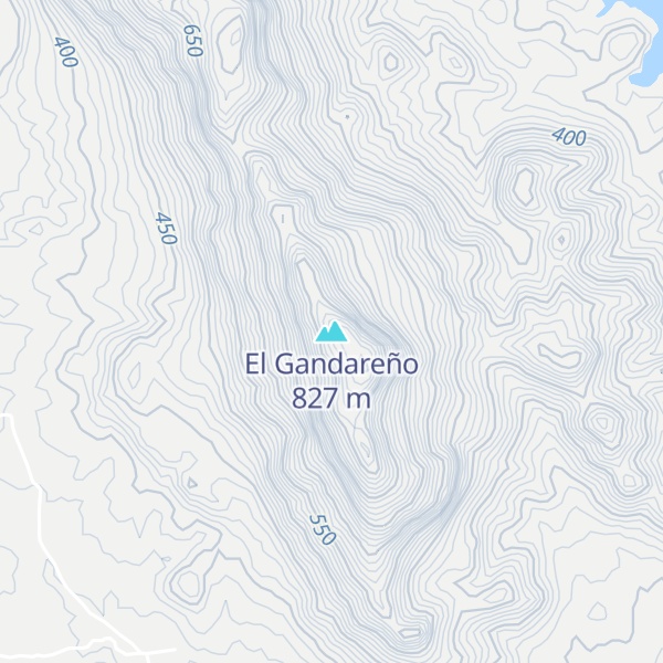 Map of El Gandareño