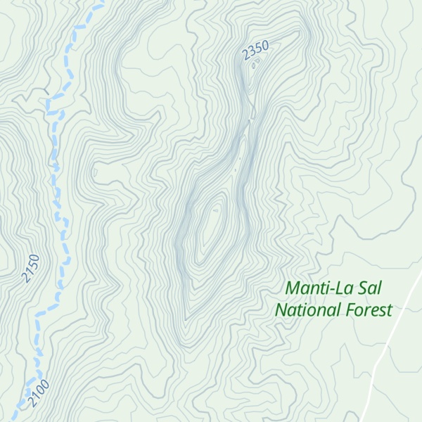 Map of Seven Sisters Buttes North