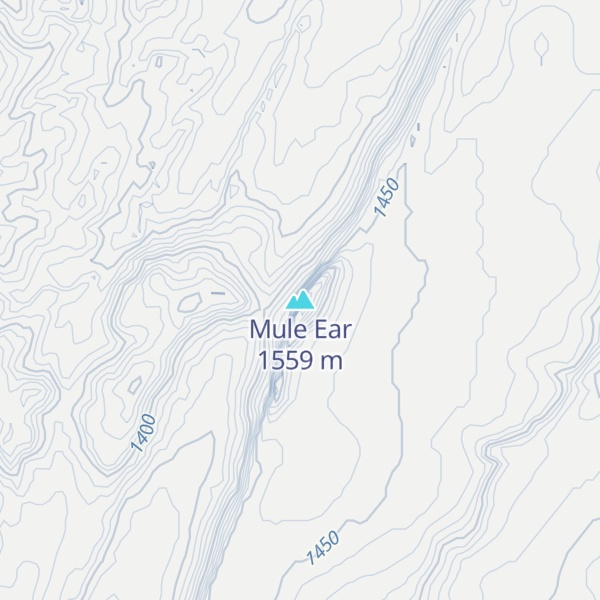 Map of Mule Ear