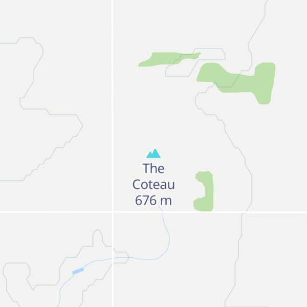 Map of The Coteau