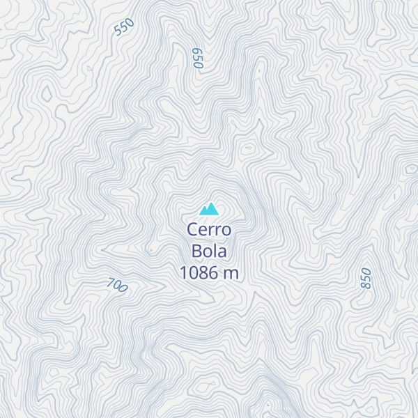Map of Cerro Bola