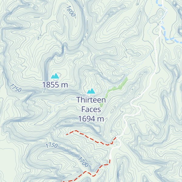 Map of Thirteen Faces