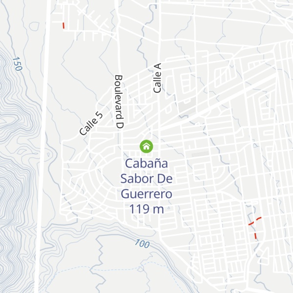Map of Cabaña Sabor De Guerrero