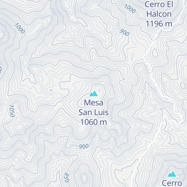Map of Mesa San Luis