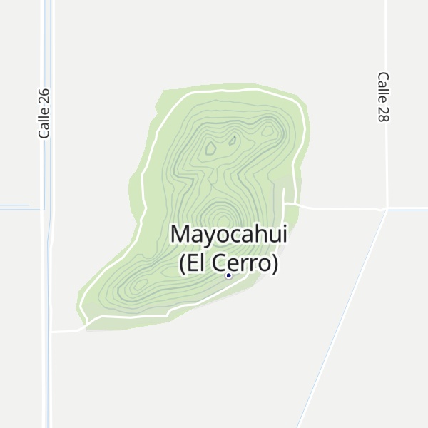 Map of Cerro Mayocahui