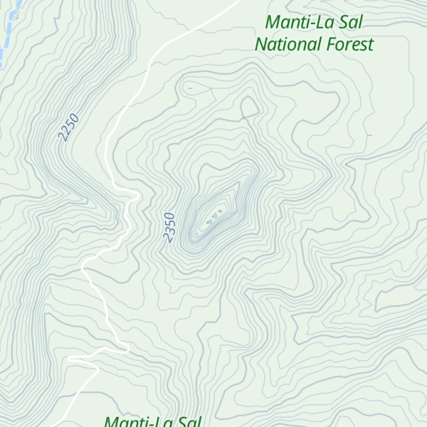 Map of Boundary Butte