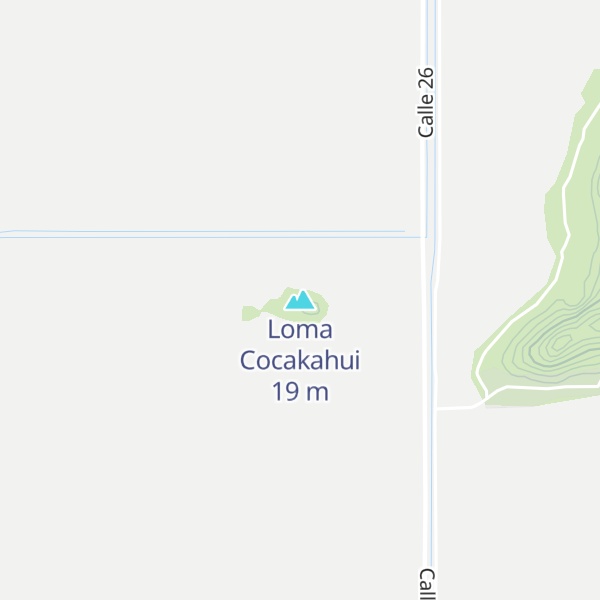 Map of Loma Cocakahui