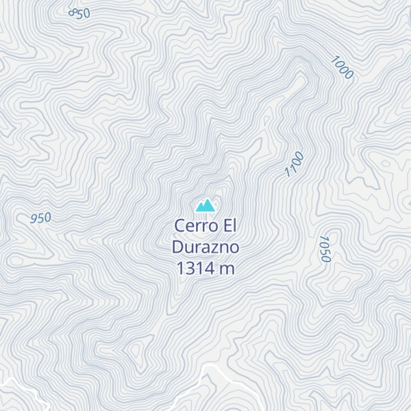 Map of Cerro El Durazno