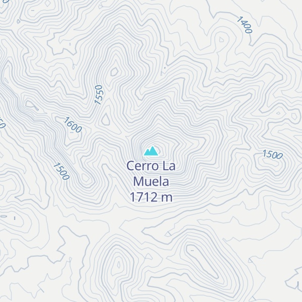 Map of Cerro La Muela