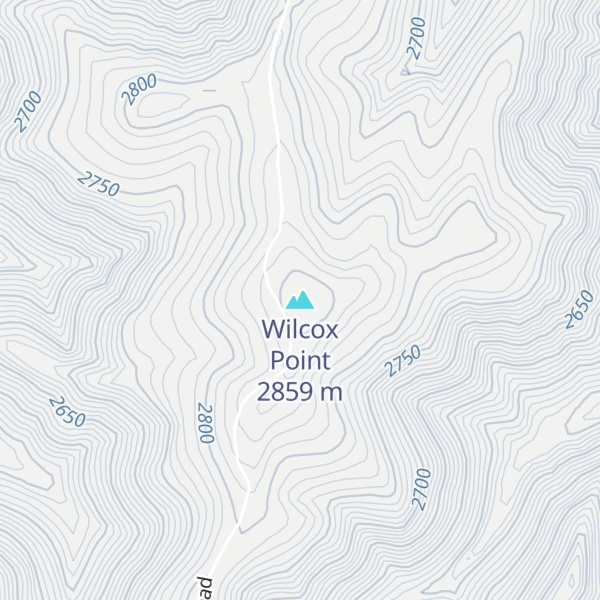 Map of Wilcox Point