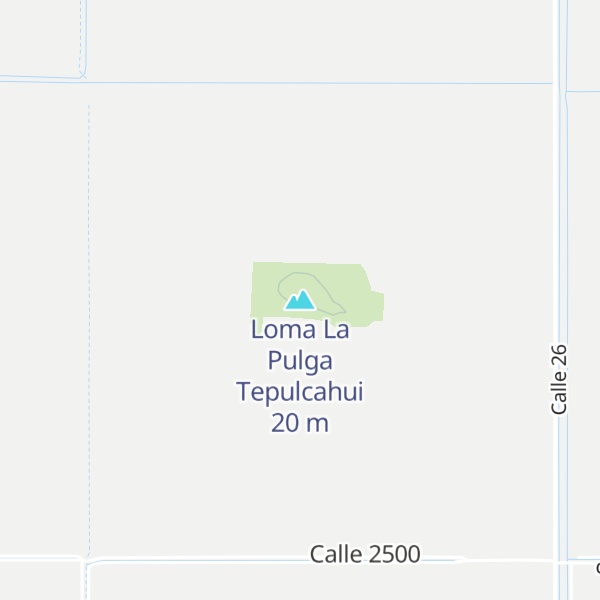 Map of Loma La Pulga Tepulcahui