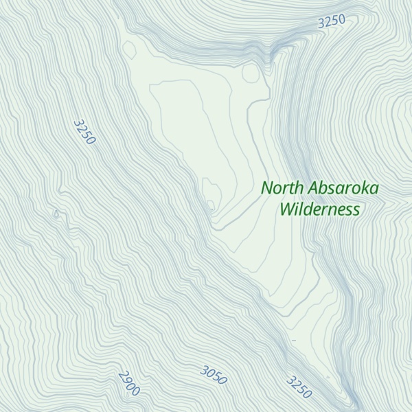 Map of Nipple Mesa
