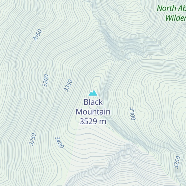 Map of Black Mountain