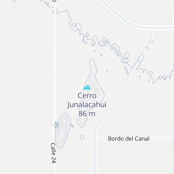 Map of Cerro Junalacahui