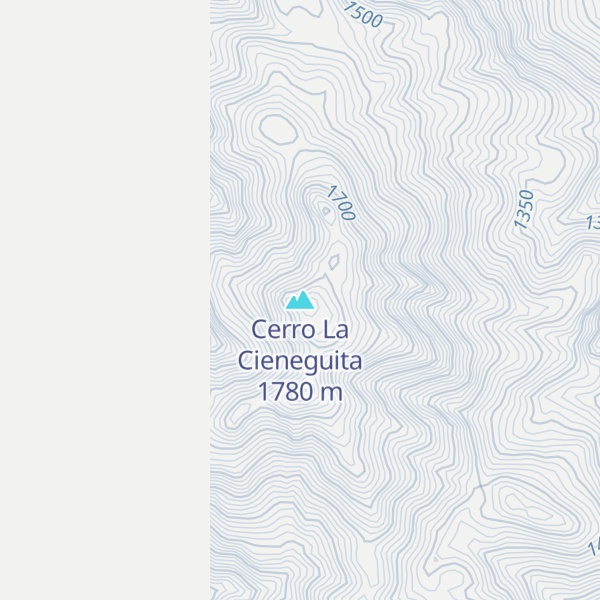 Map of Cerro La Cieneguita