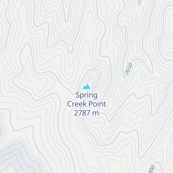 Map of Spring Creek Point
