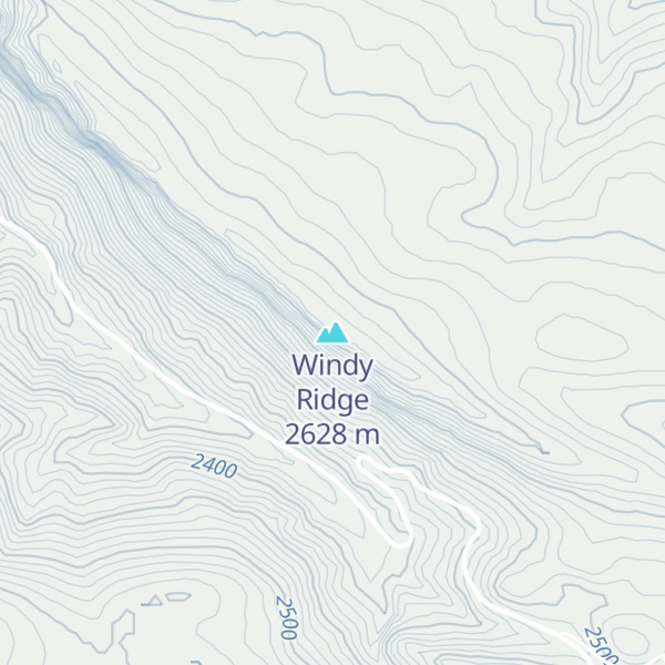 Map of Windy Ridge