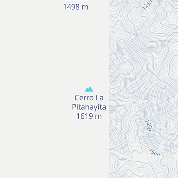 Map of Cerro La Pitahayita