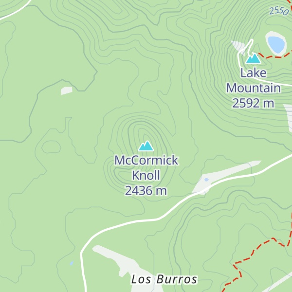 Map of McCormick Knoll
