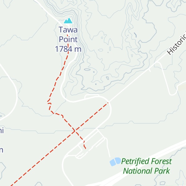 Map of Tiponi Point