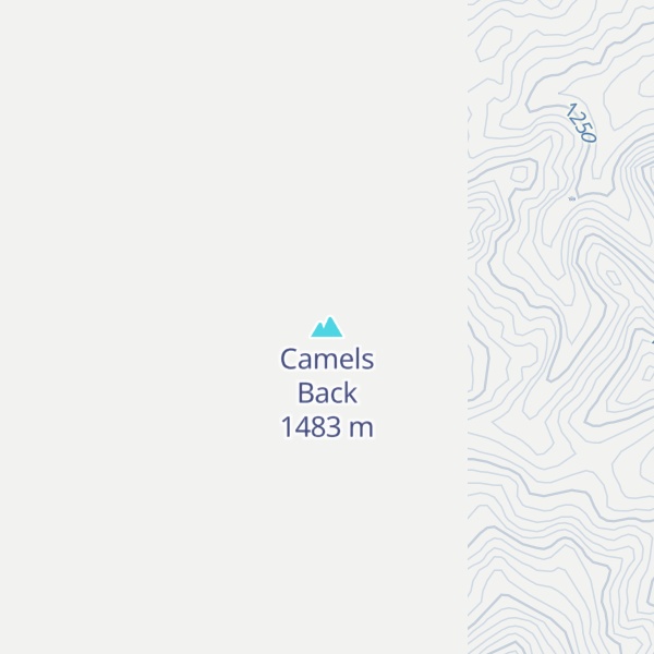 Map of Camels Back