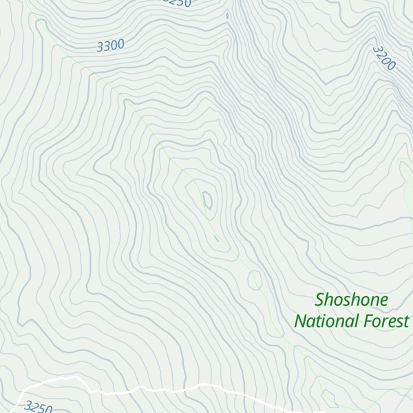 Map of Union Peak