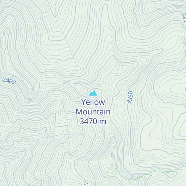 Map of Yellow Mountain