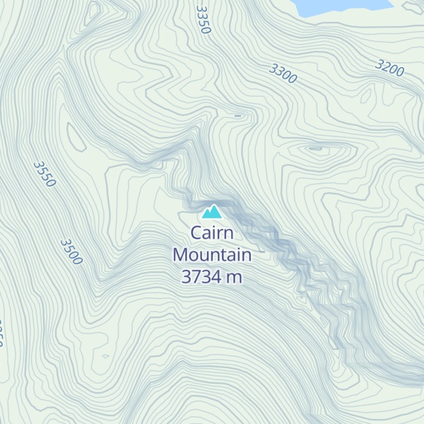 Map of Cairn Mountain