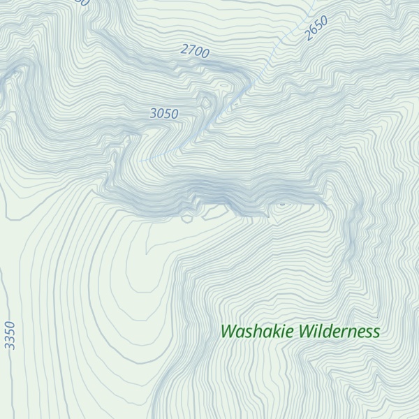 Map of Wall Mountain