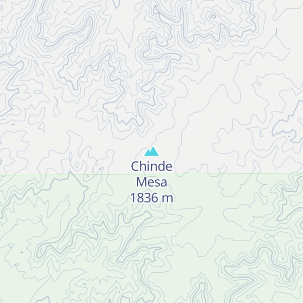 Map of Chinde Mesa