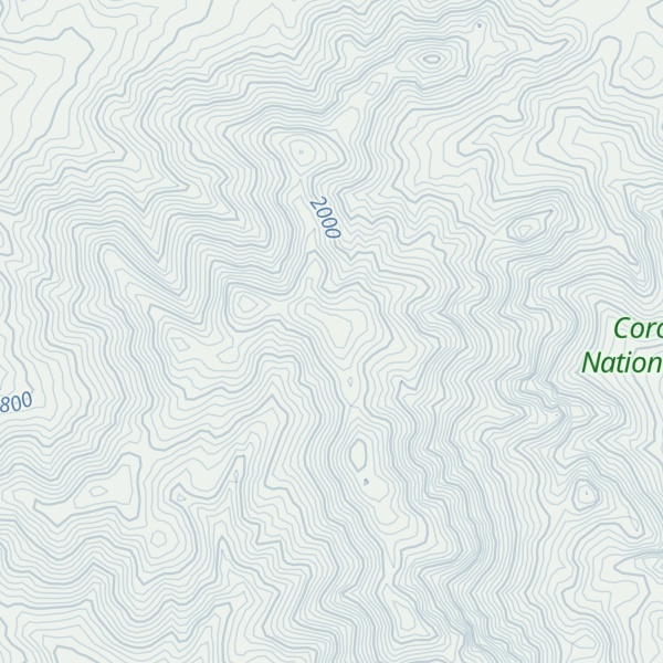 Map of Kane Spring Mountain