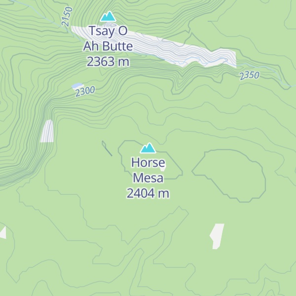Map of Horse Mesa