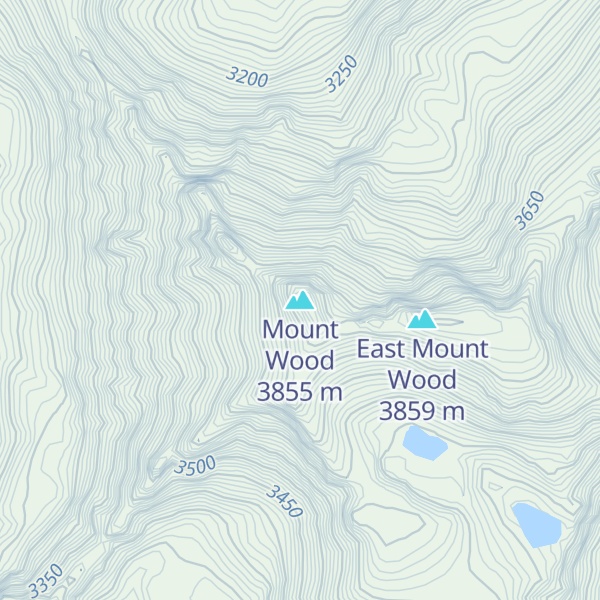 Map of Mount Wood