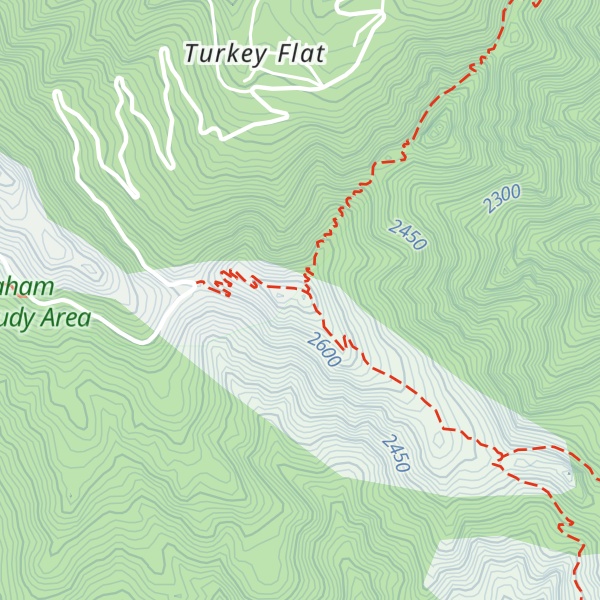 Map of Ladybug Peak