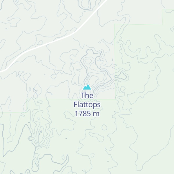 Map of The Flattops