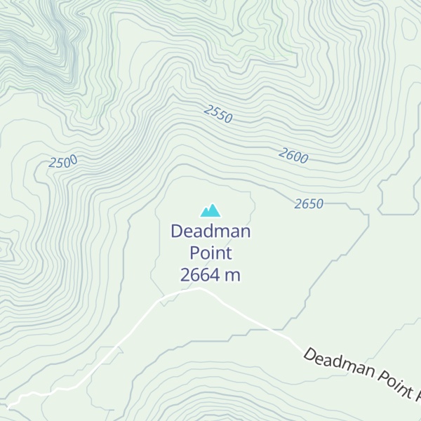 Map of Deadman Point
