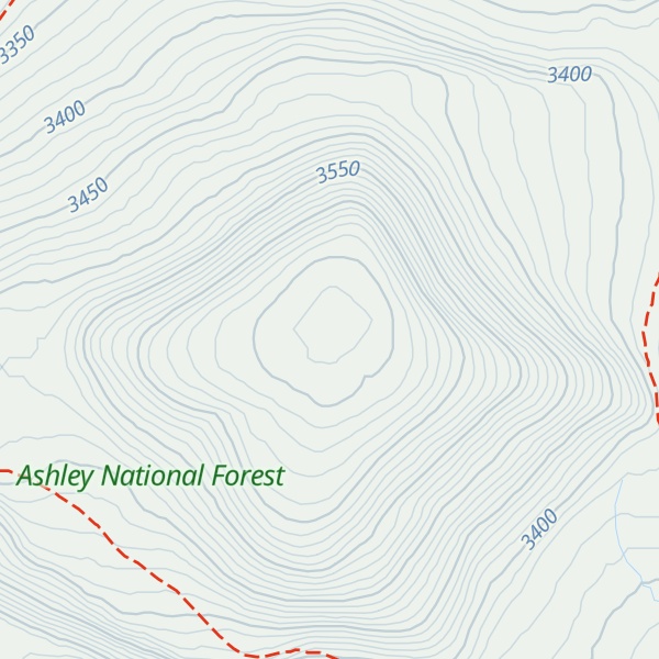 Map of Leidy Peak