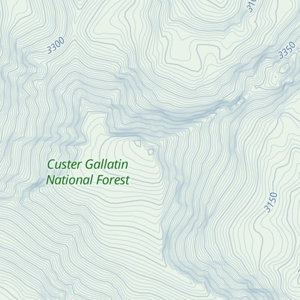 Map of Mount Hague