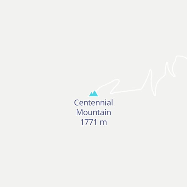 Map of Centennial Mountain