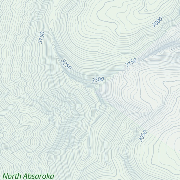Map of Land Mountain