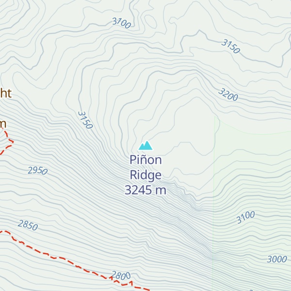 Map of Piñon Ridge