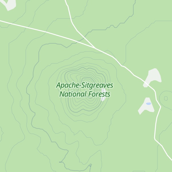 Map of Turkey Mountain