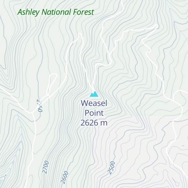 Map of Weasel Point