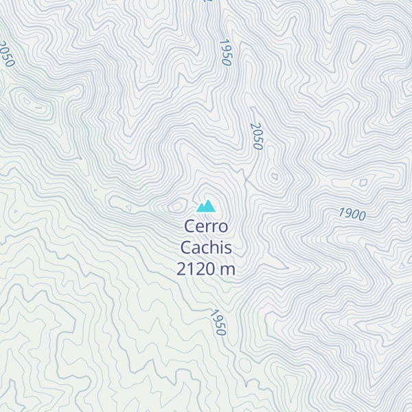 Map of Cerro Cachis