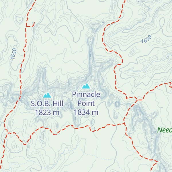 Map of Pinnacle Point