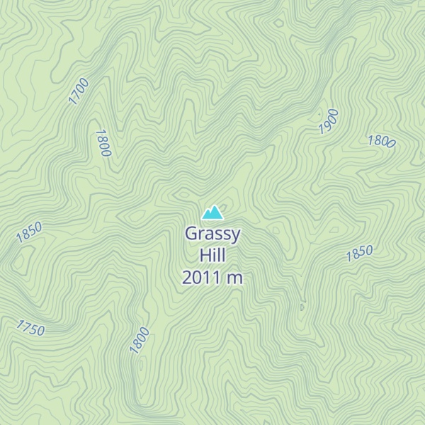 Map of Grassy Hill